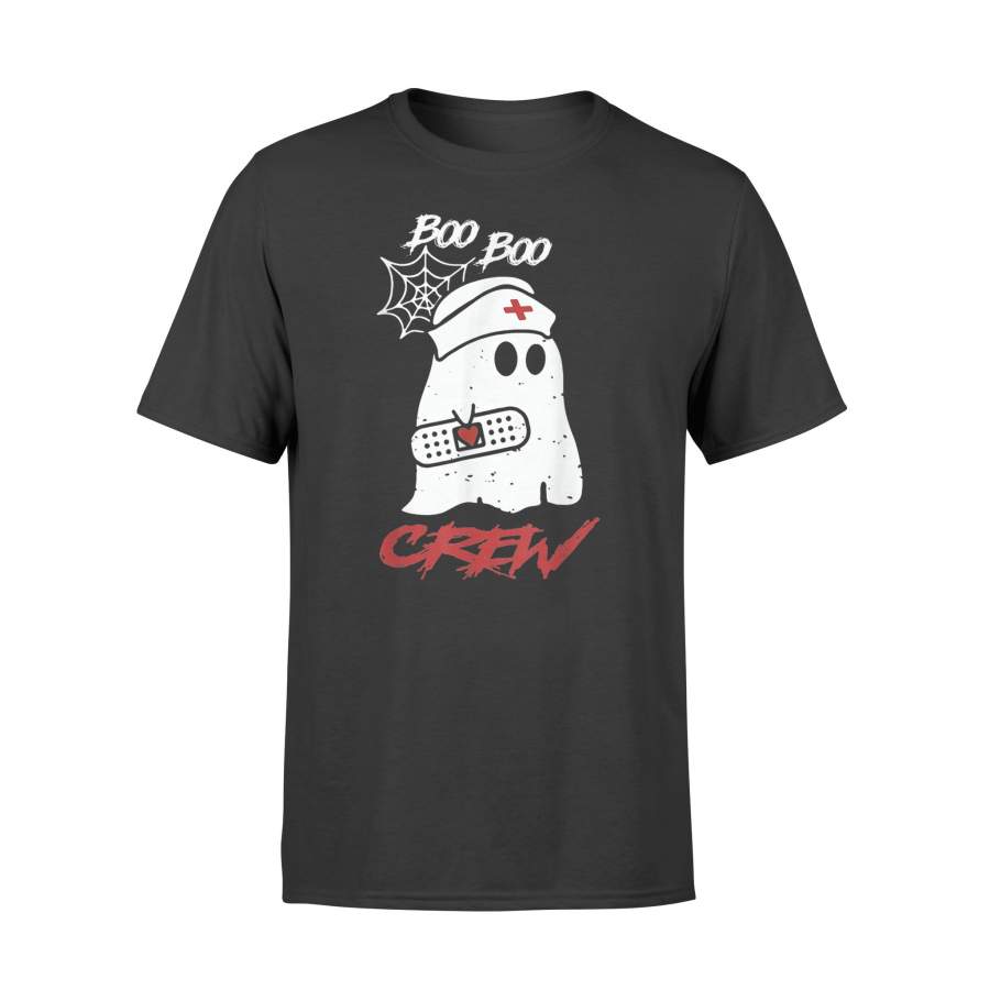 Boo Boo Crew Nurse Ghost Halloween Costume Gift T-Shirt – Comfort T-shirt