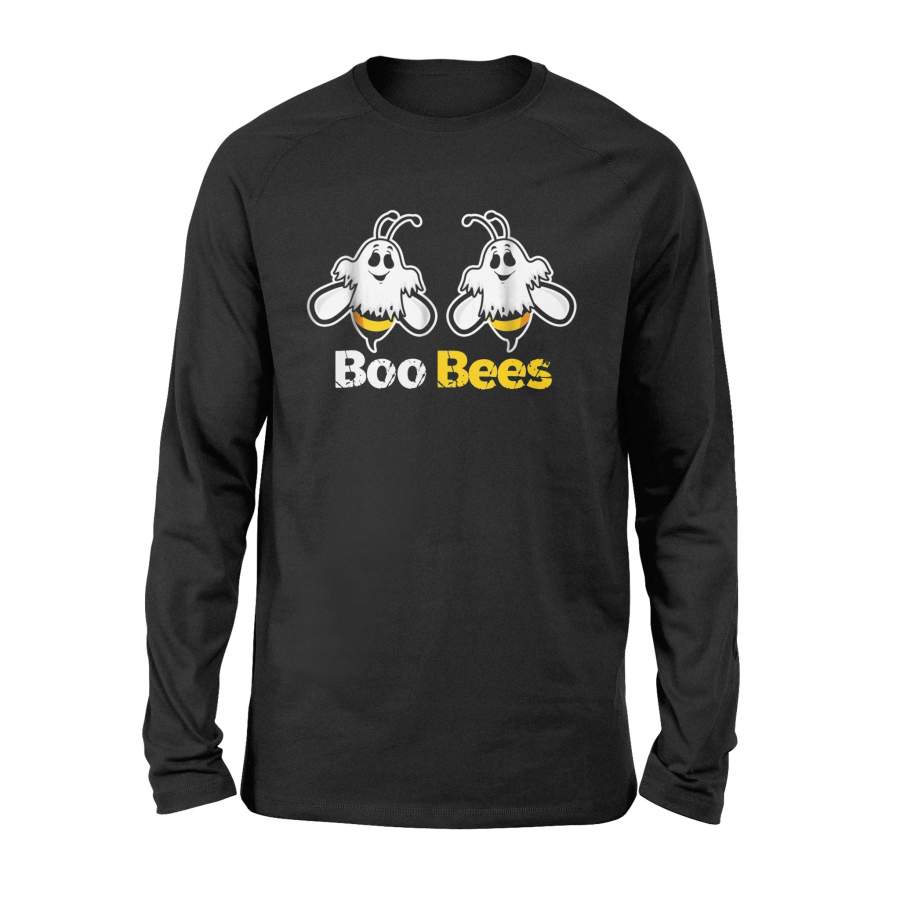 Boo Bees T-Shirt Halloween Ghost Funny Costume Gift – Standard Long Sleeve