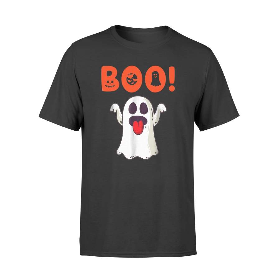 Cute Halloween Boo Ghost Gift T-Shirt – Standard T-shirt