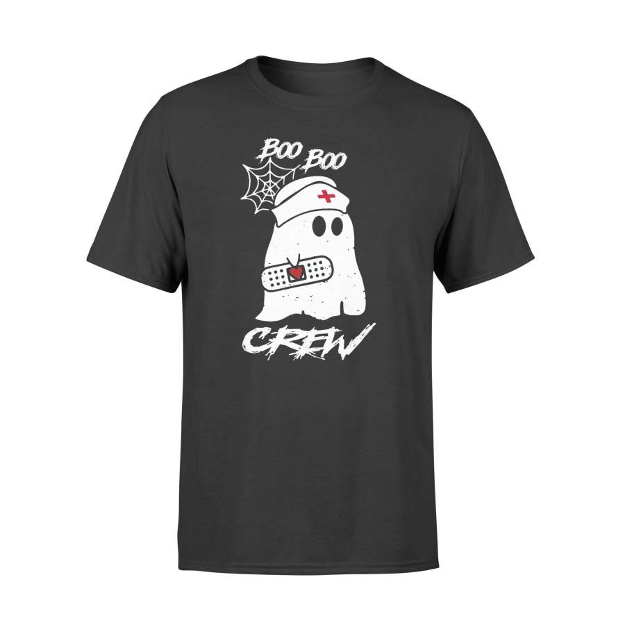 Halloween T Shirt Boo Boo Crew Nurse Ghost T-Shirt – Standard T-shirt