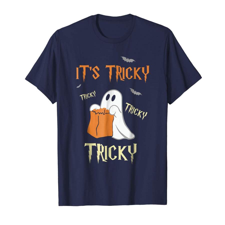 It’s Tricky Tee Shirt Funny Ghost Halloween Costumes Gifts