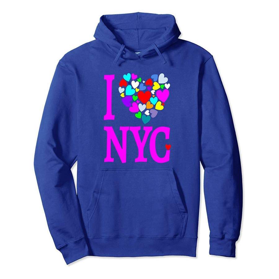 I Love NYC Hoodie Heart Design New York City Gift Souvenir