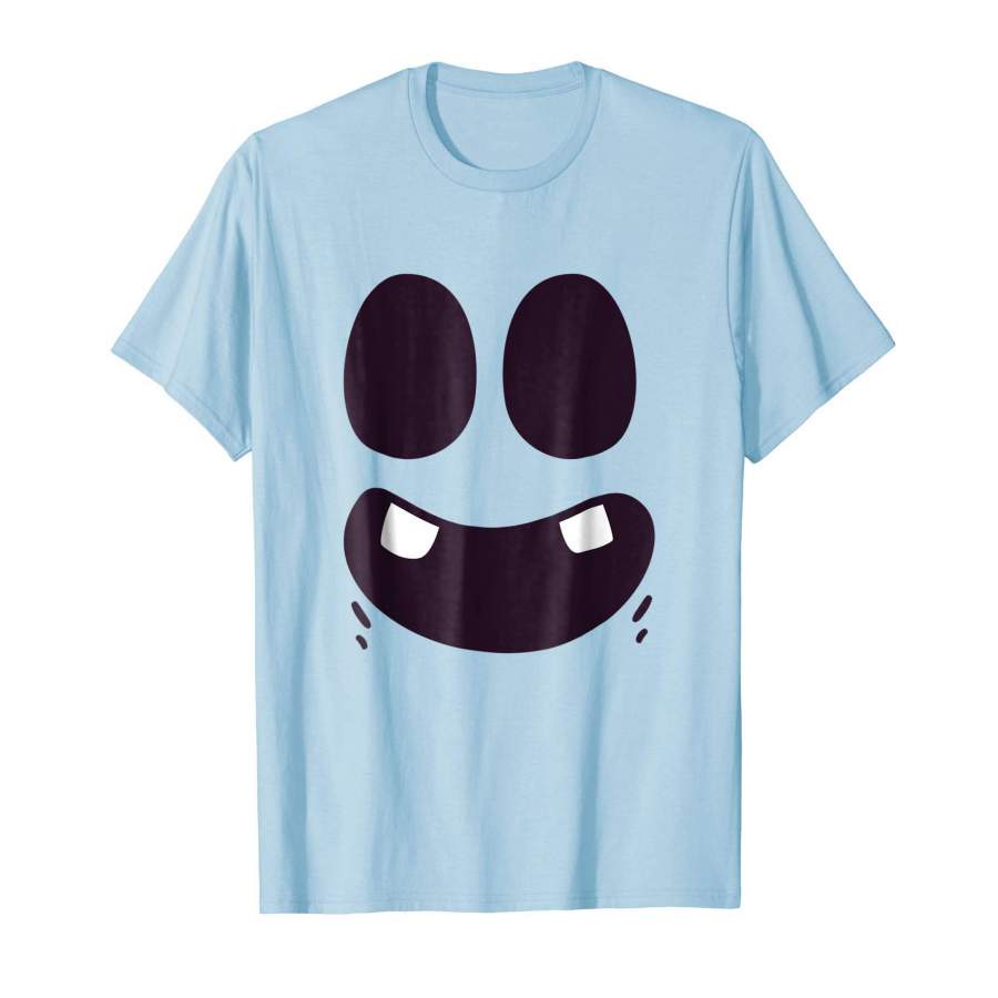 Funny Halloween Shirt Cartoon Ghost Face Costume Shirt