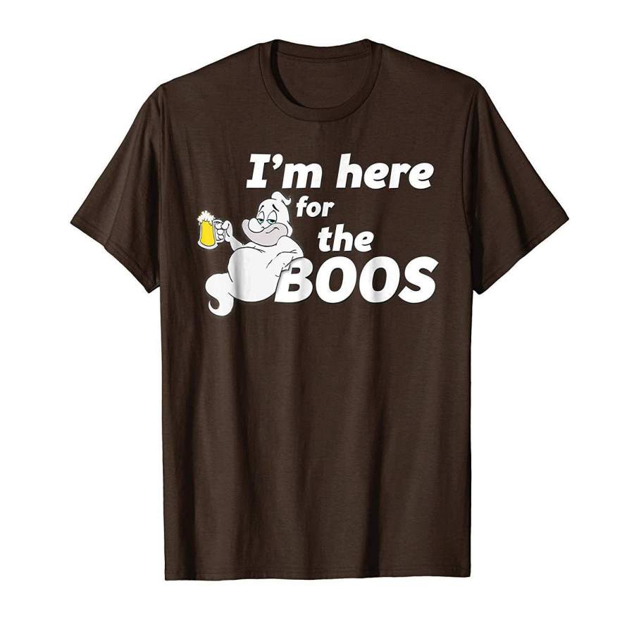 Funny Halloween Ghost I’m Just Here For The Boos TShirt