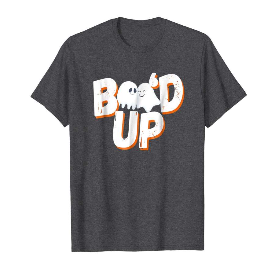 Funny Cute Halloween Ghost Couple Boo’d Boo Up shirt