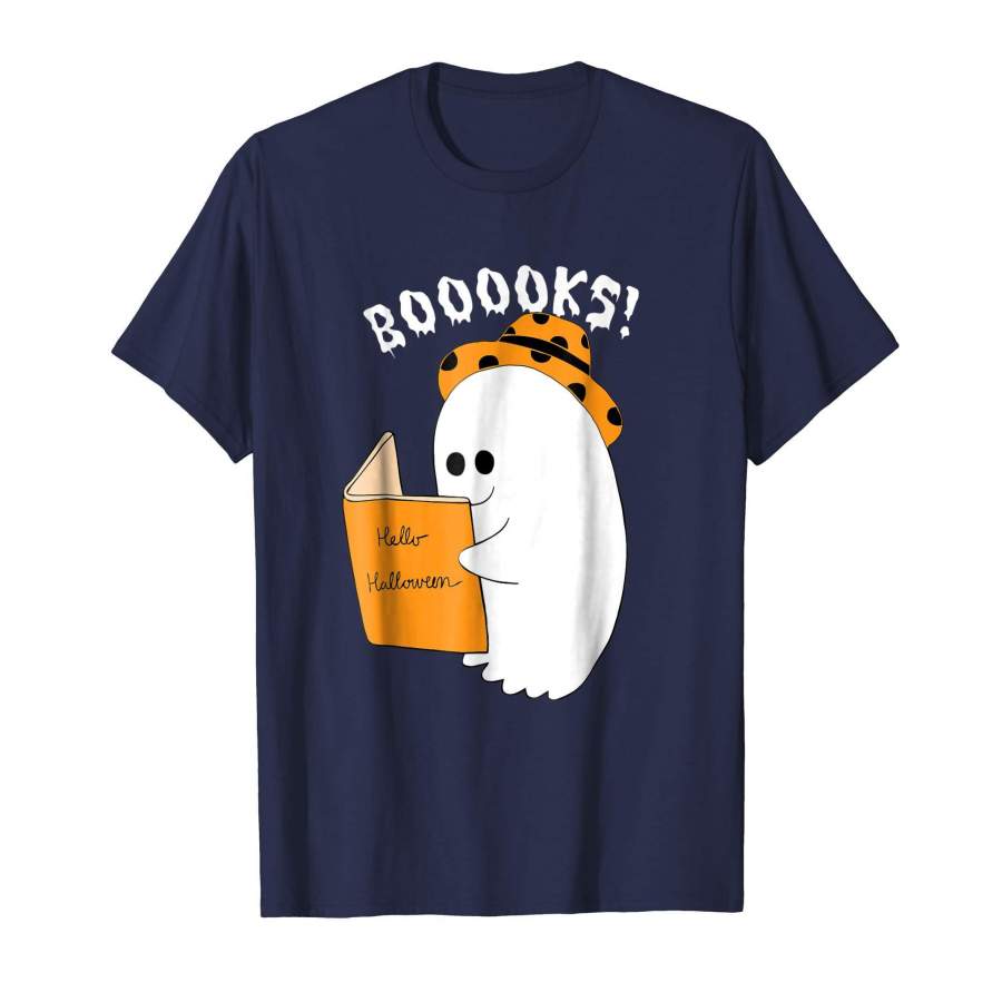 friendly ghost Reading| halloween book shirt