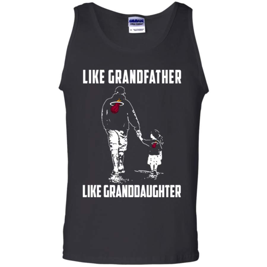 Incredible Miami Heat Like GrandFather Like GrandDaughter t shirt Cotton Tank Top