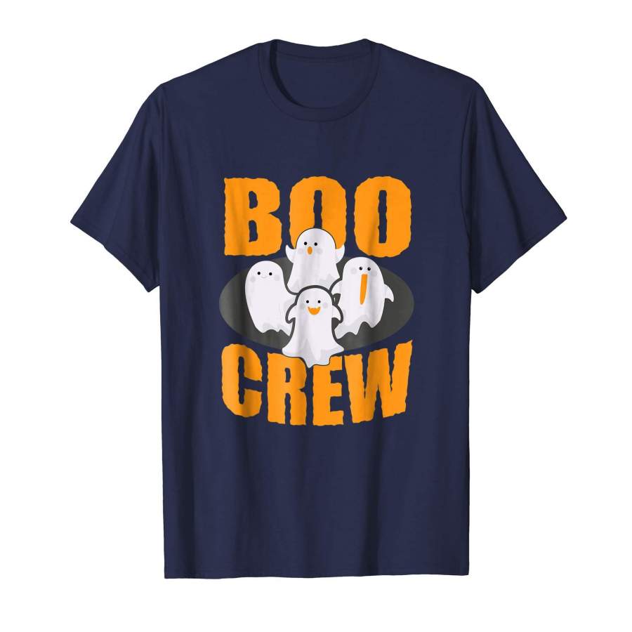 Boo Crew Funny Halloween Ghost Tshirt