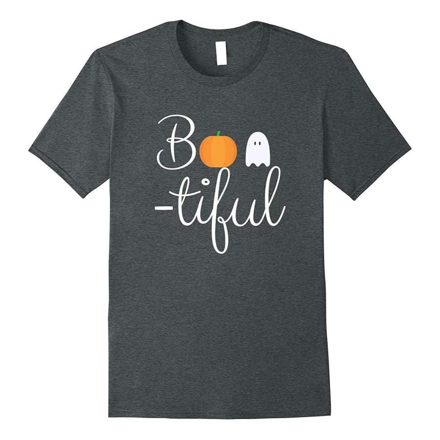 Bootiful Halloween Pumpkin Ghost T-Shirt