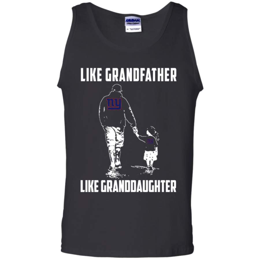 Excellent New York Giants Like GrandFather Like GrandDaughter t shirt Cotton Tank Top