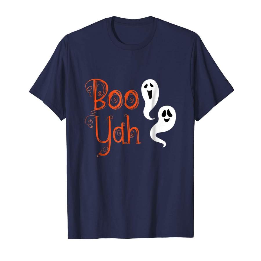 Boo Halloween T-Shirt with Funny Ghost for Families