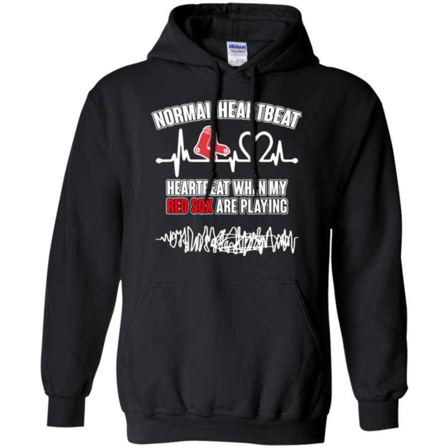 Boston Red Sox shirt Heartbeat When My Red Sox Playing Hoodie