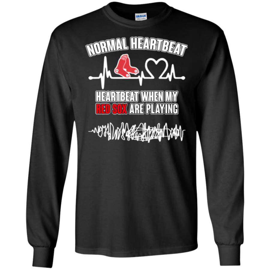 Boston Red Sox shirt Heartbeat When My Red Sox Playing shirt