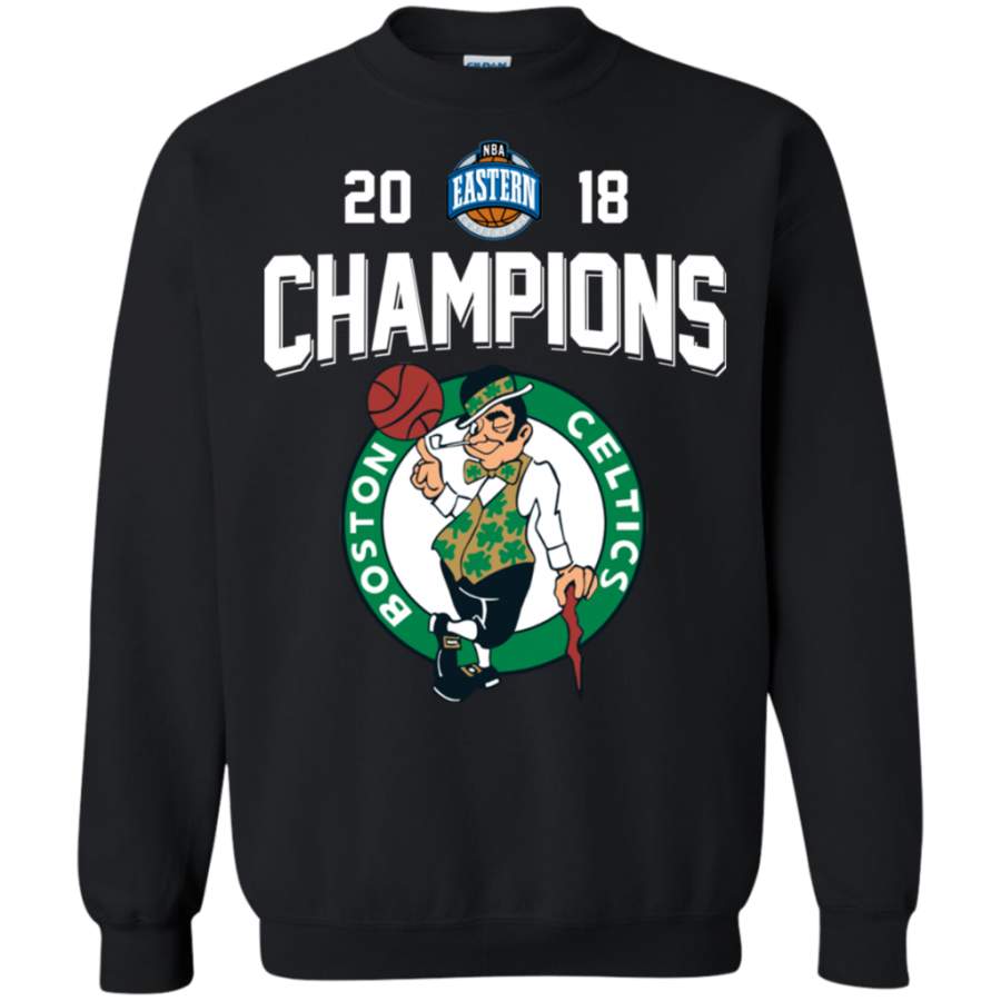 Awesome Shop from 1000 unique Amazing tee Boston Celtics Champions Eastern Conference 2018 G180 Crewneck Pullover Sweatshirt