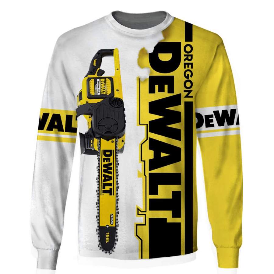 Chainsaw Dewalt Branded Unisex Long Sleeve