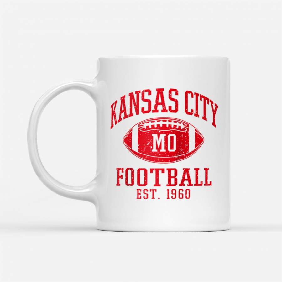 Coffee Mug Kansas City Football Vintage KC Missouri Mug – White Mug