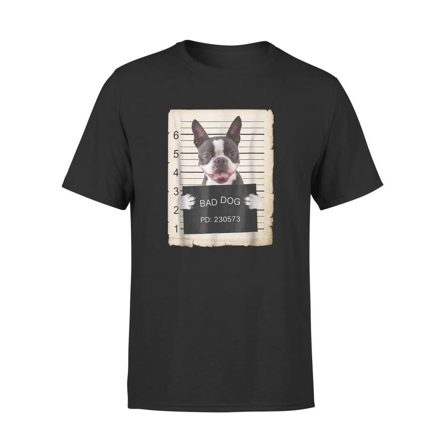 Father’s Day Black Boston terrier dog Shirt – Standard Tee