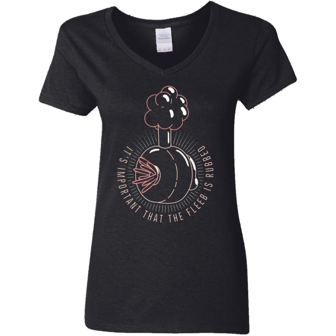 Rick And Morty Plumbus Women V-Neck T-Shirt