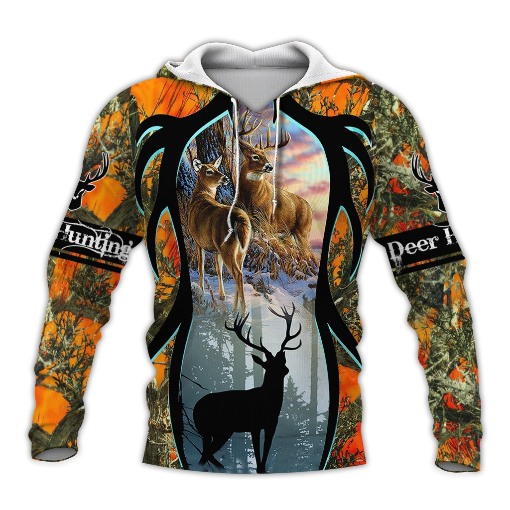 Beautiful Deer Hunting 3D All Over Print | Unisex | Adult | Ht5374