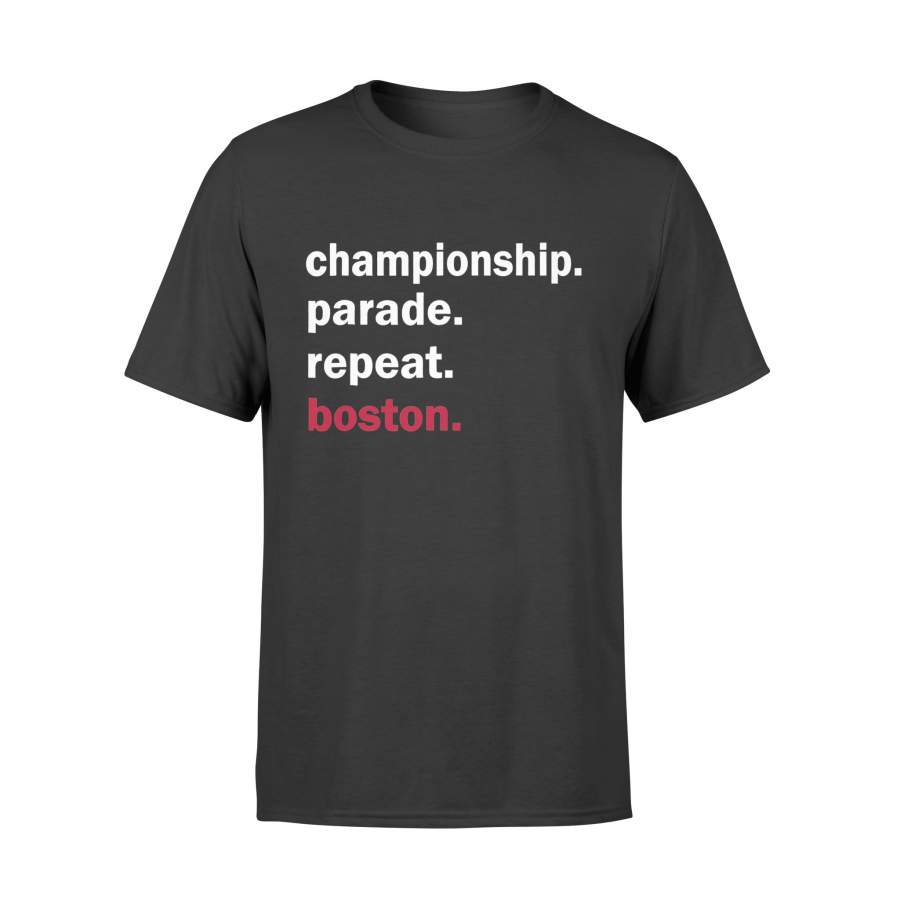 Championship Parade Repeat Boston T Shirt – Standard T-shirt