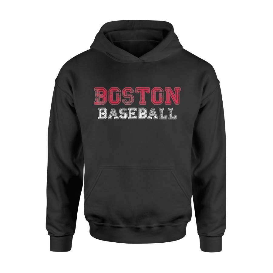 Boston Distressed Pro Baseball Team Championship T-Shirt – Standard Hoodie