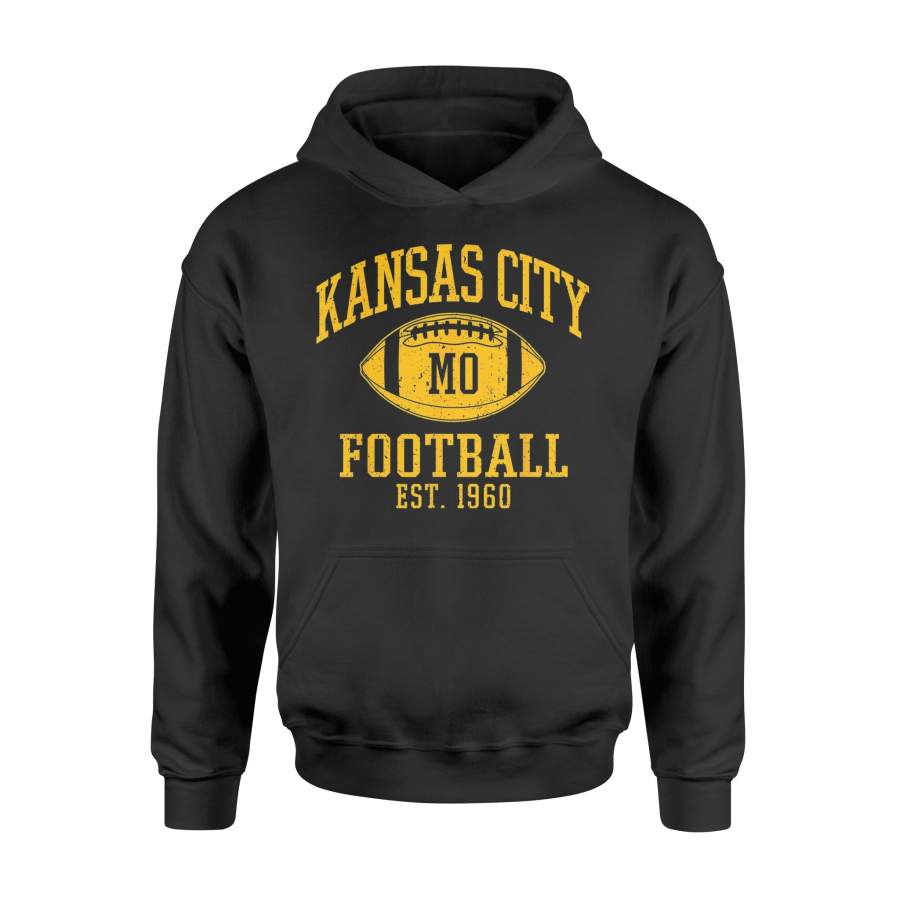 Kansas City Football | Vintage KC Missouri Chief T-Shirt – Standard Hoodie