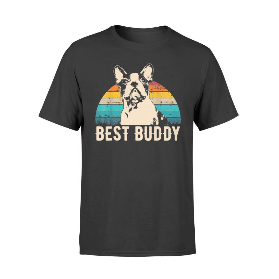 Father’s Day Retro Boston Terrier T-Shirt – Standard T-shirt