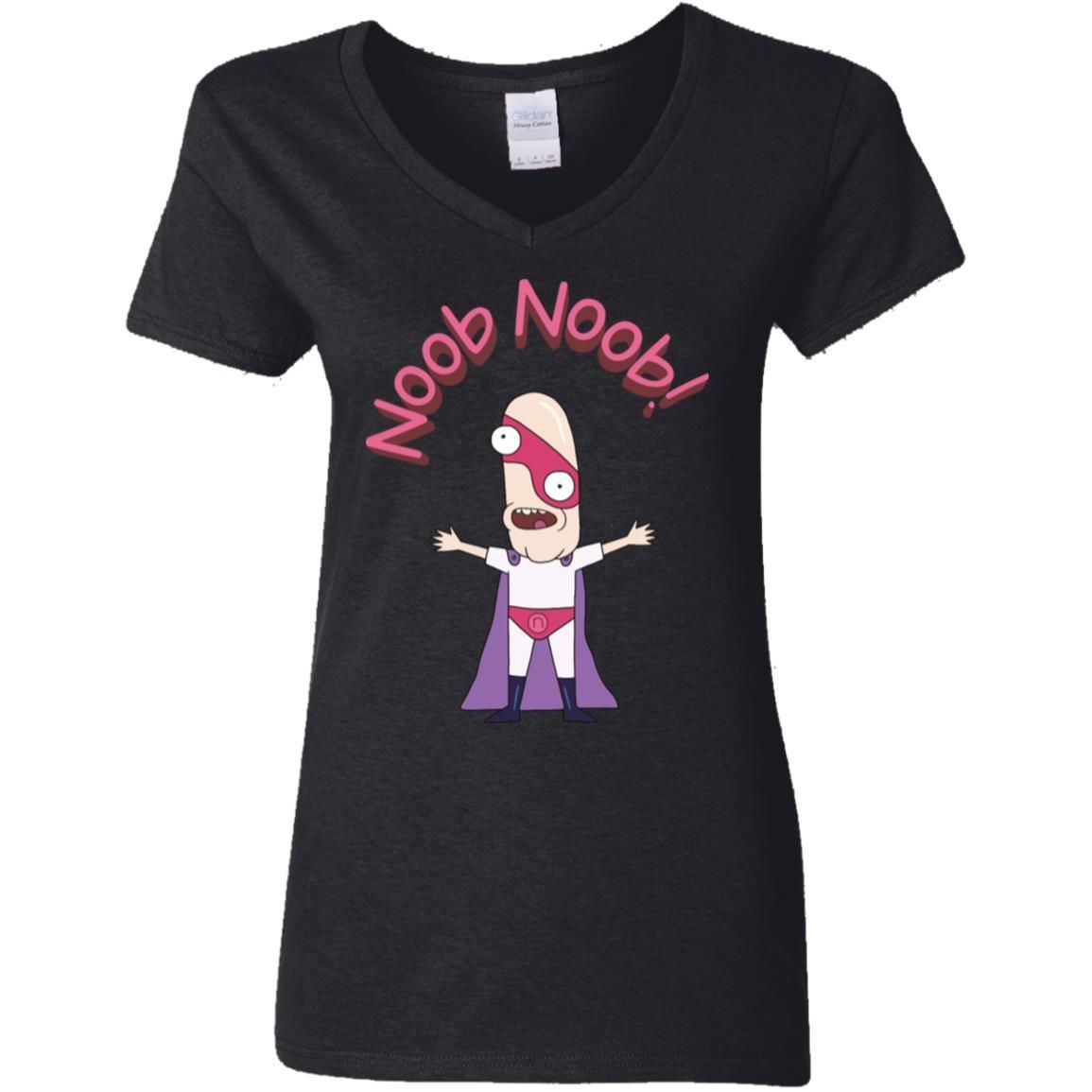 Rick And Morty Noob Noob Women V-Neck T-Shirt