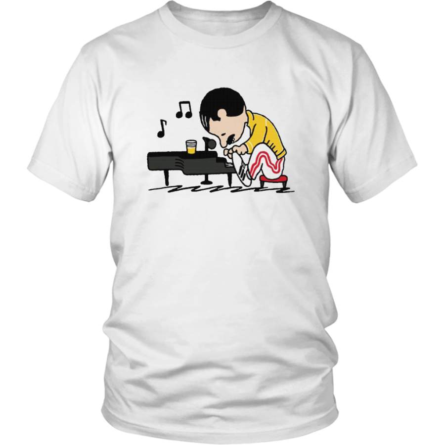 Freddie Mercury Playing Piano – Freddie Mercury Plays Piano Shirt