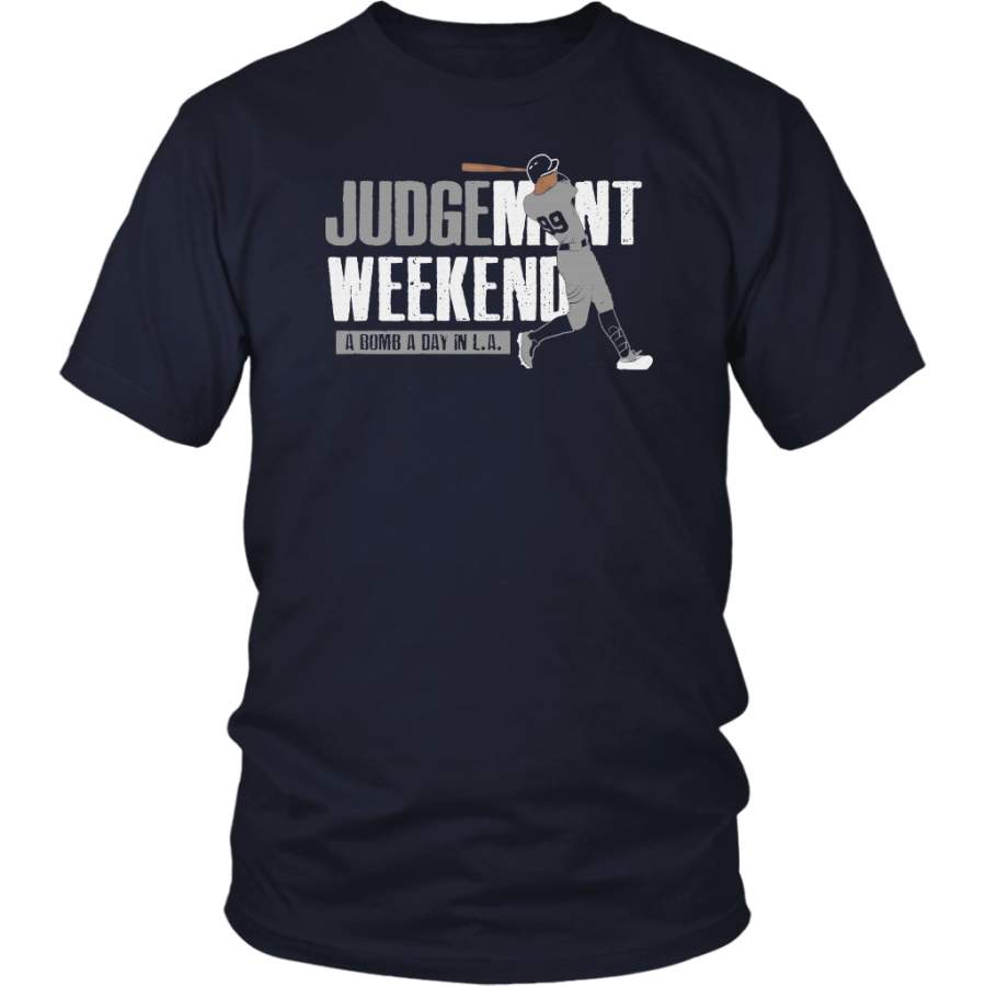 JUDGEMENT WEEKEND – A BOMB A DAY IN L.A SHIRT Aaron Judge – New York Yankees