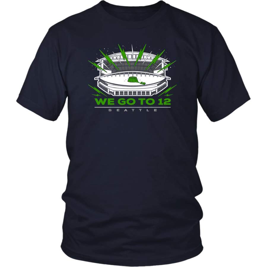 ??We Go To 12?? Seattle Seahawks Shirt