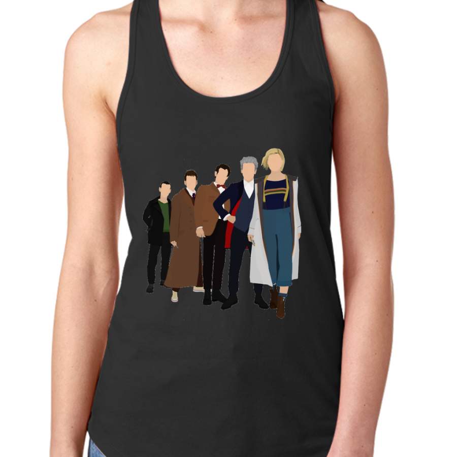 Doctor Who – All Five Modern Doctors – New Costume! (DW Inspired) – 13th Doctor Women Tank Top