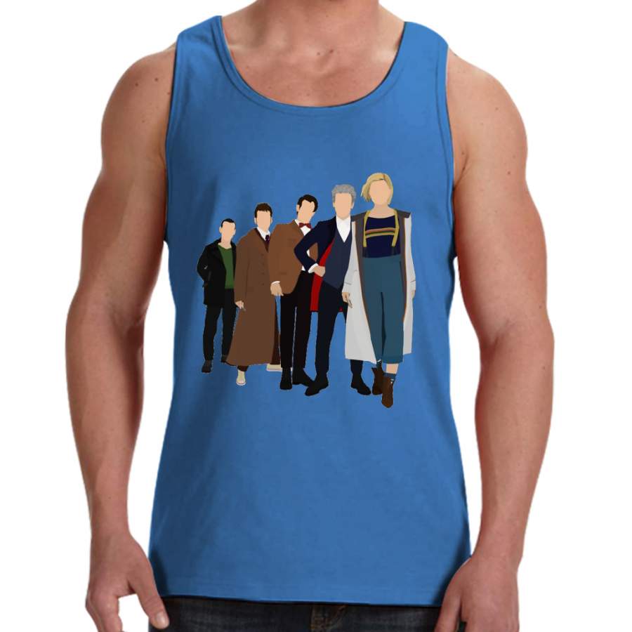 Doctor Who – All Five Modern Doctors – New Costume! (DW Inspired) – 13th Doctor Men Tank Top