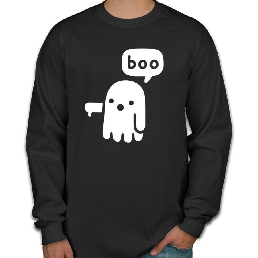 Ghost Of Disapproval Men Long Sleeve Shirt