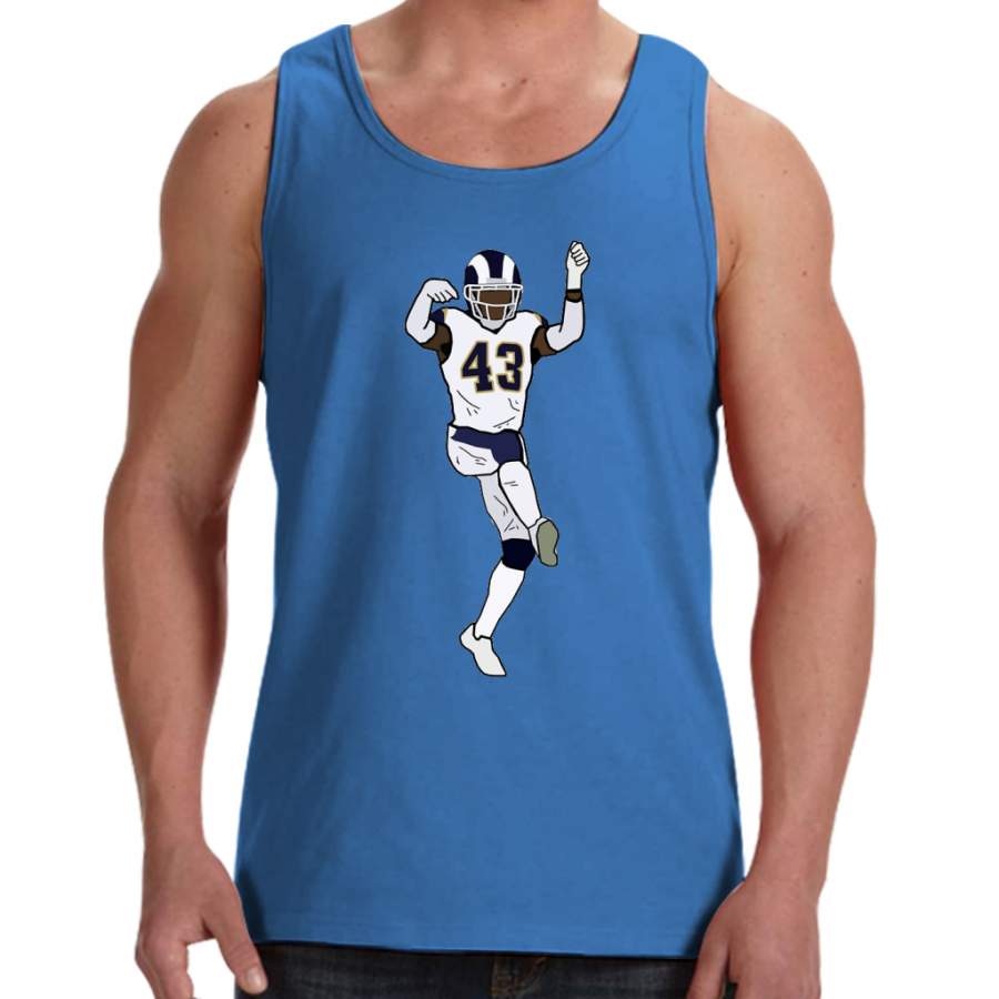 John Johnson III Interception Motorcycle Celebration – Los Angeles Rams Men Tank Top