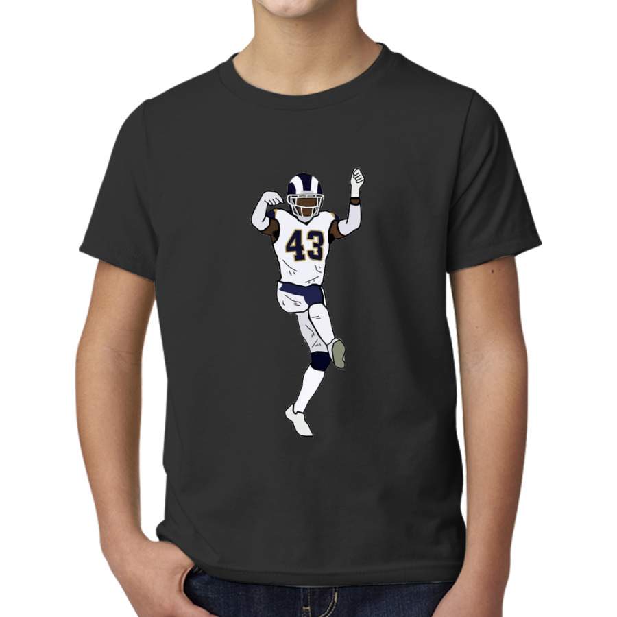 John Johnson III Interception Motorcycle Celebration – Los Angeles Rams Young T-Shirt