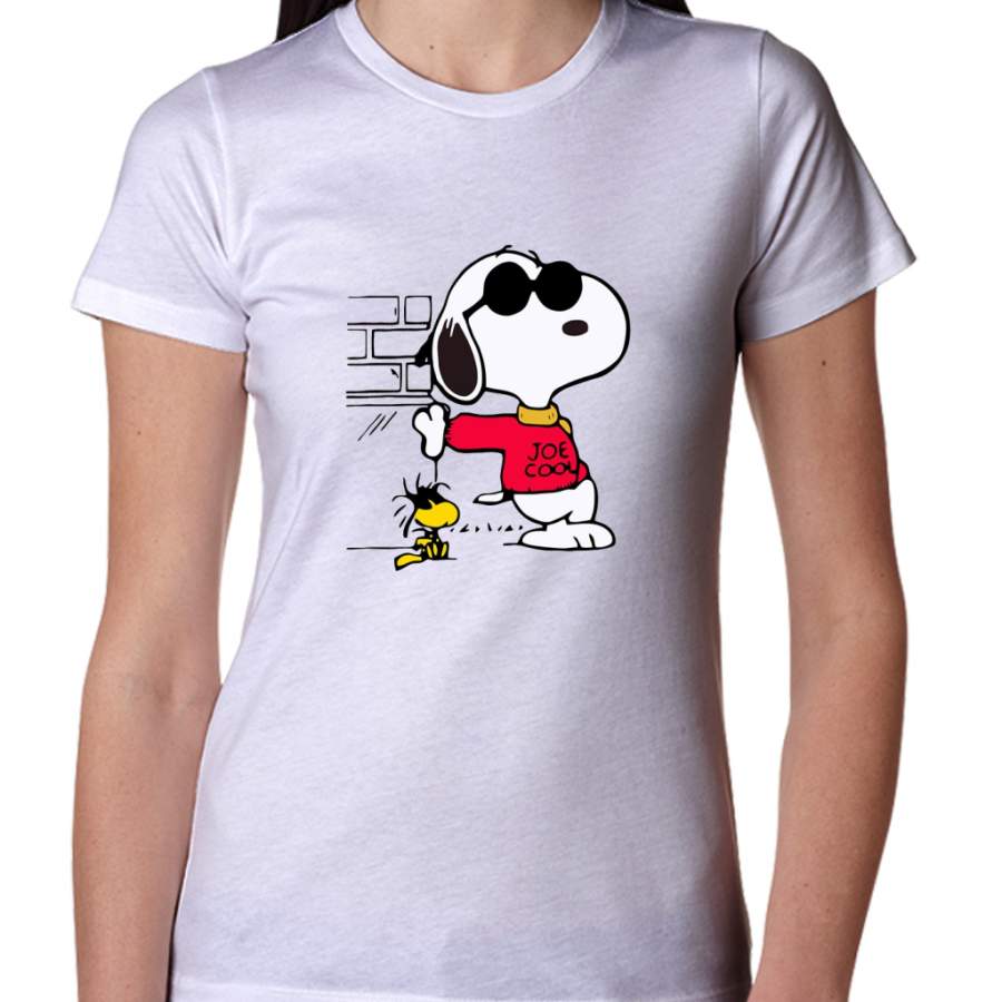 Joe Cool Snoopy Women T-Shirt