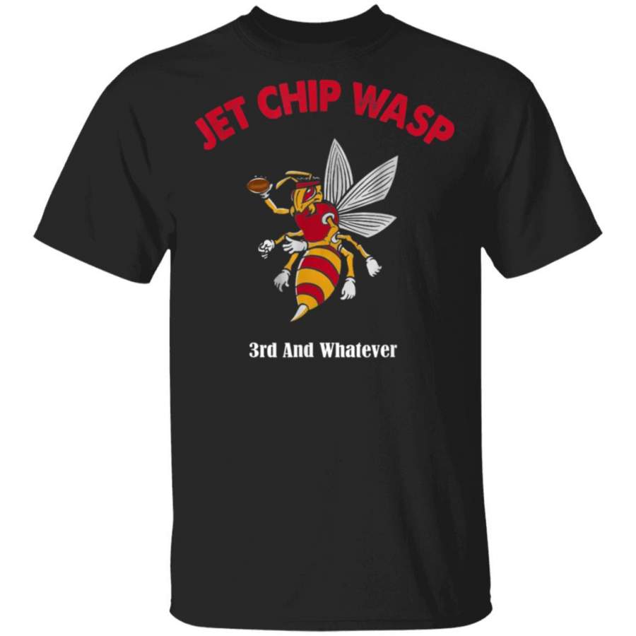 Jet Chip Football Wasp Kansas T-Shirt Funny Graphic Football Gift for Fans Kansas City TFM