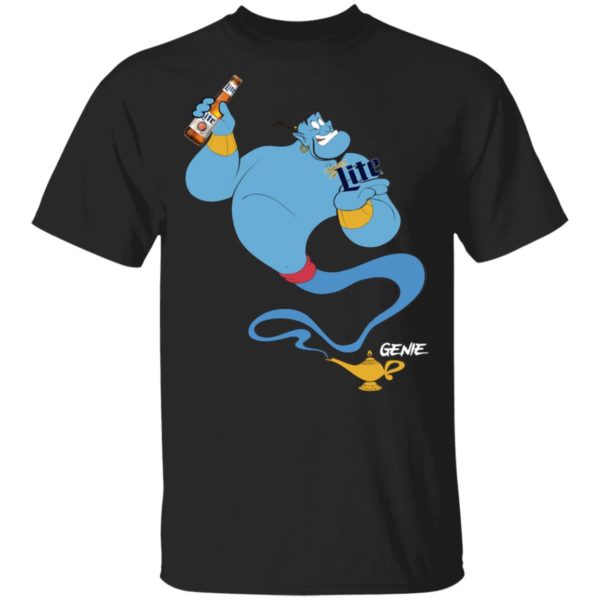 Aladdin’s Genie And Miller Lite T-Shirt