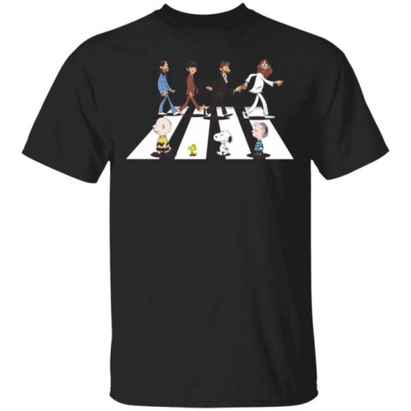 Beatles Abbey Road Walk Snoopy T-Shirt