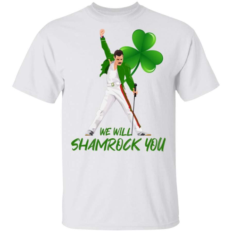 Freddie Mercury We Will Shamrock You Shirts