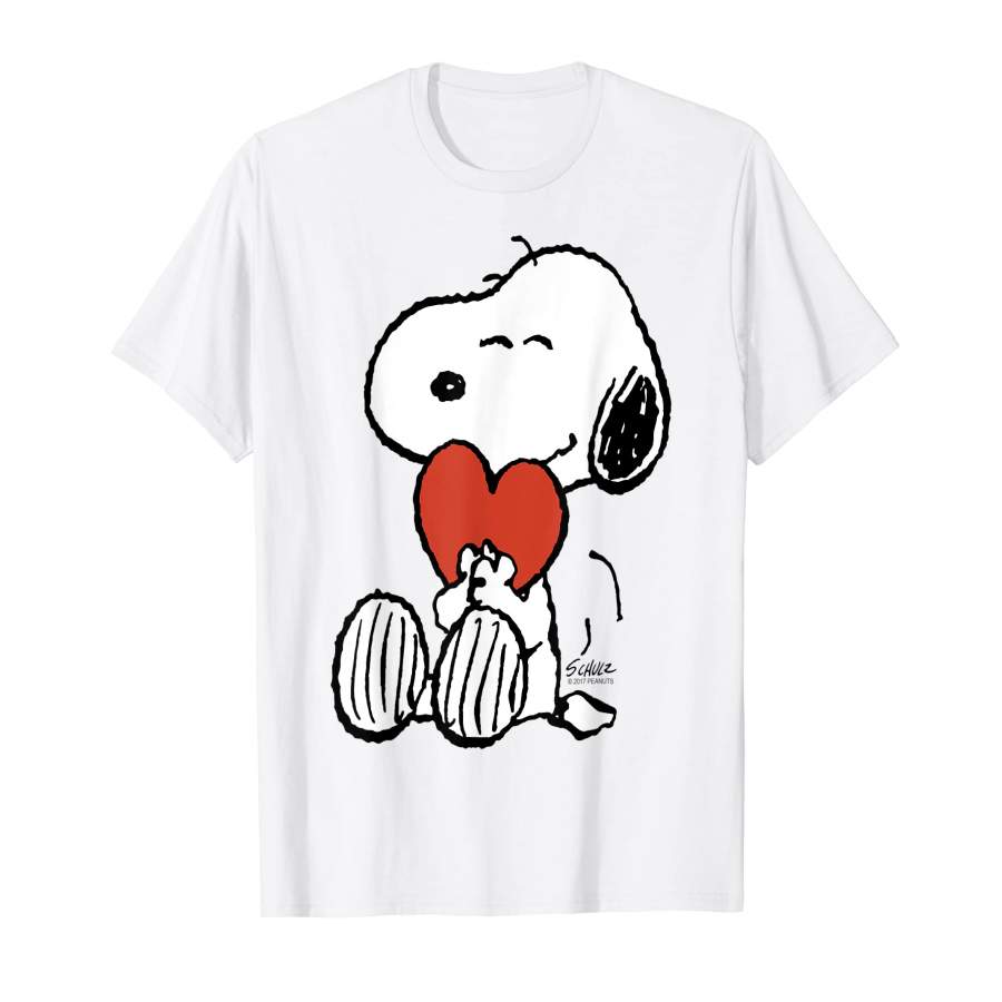 Hot Peanuts Snoopy Heart Valentine For Men and Women T-Shirt, Quotes T Shirt, Funny t shirt