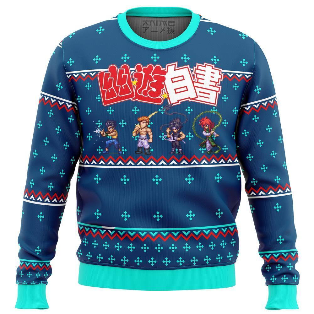 GHOST FIGHTER YUYU HAKUSHO PREMIUM UGLY CHRISTMAS SWEATER – AMAZING GIFT IDEA – THANKSGIVING GIFT