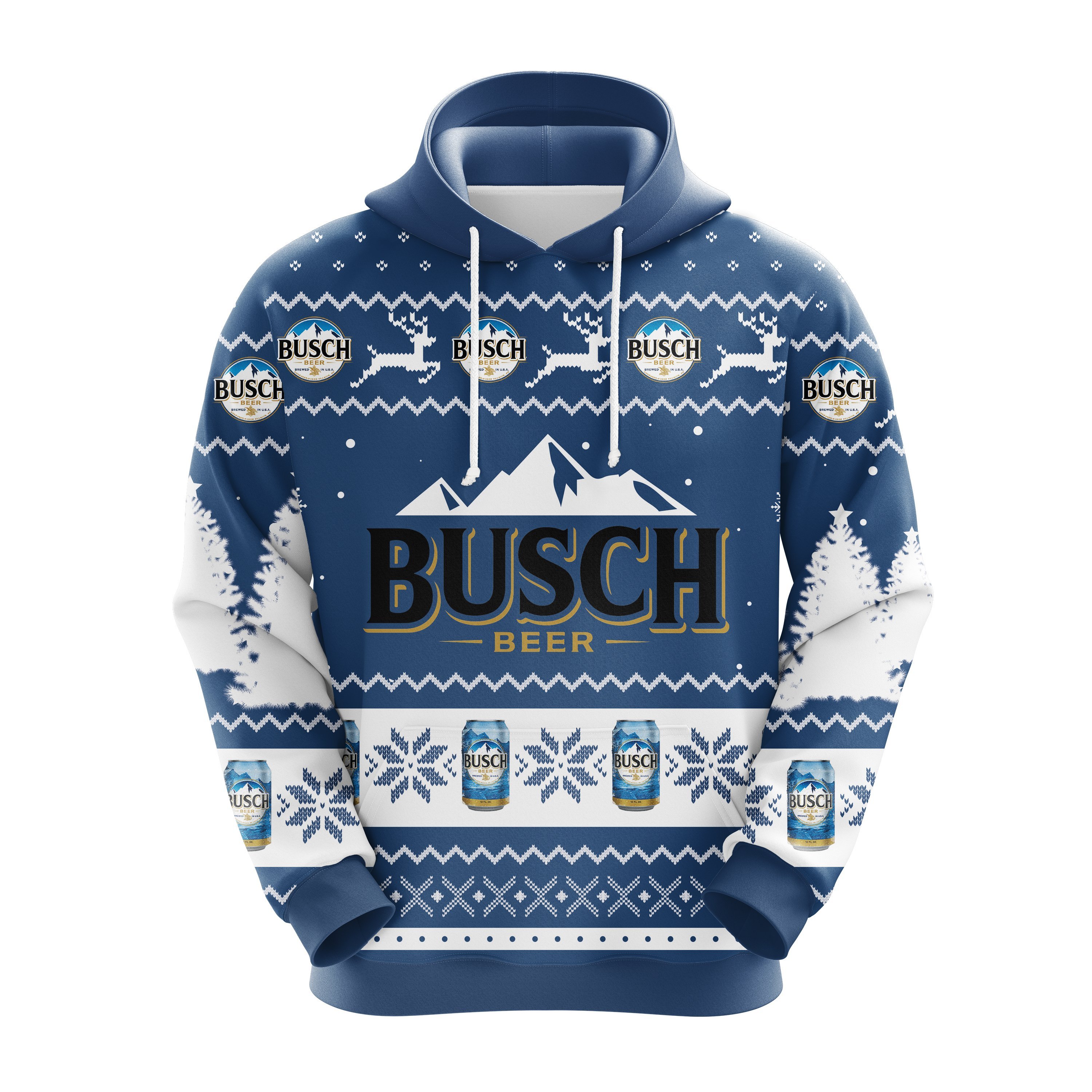 busch beer 1 Christmas cute Noel Mc Ugly Hoodie – Amazing Gift idea – thanksgiving gift