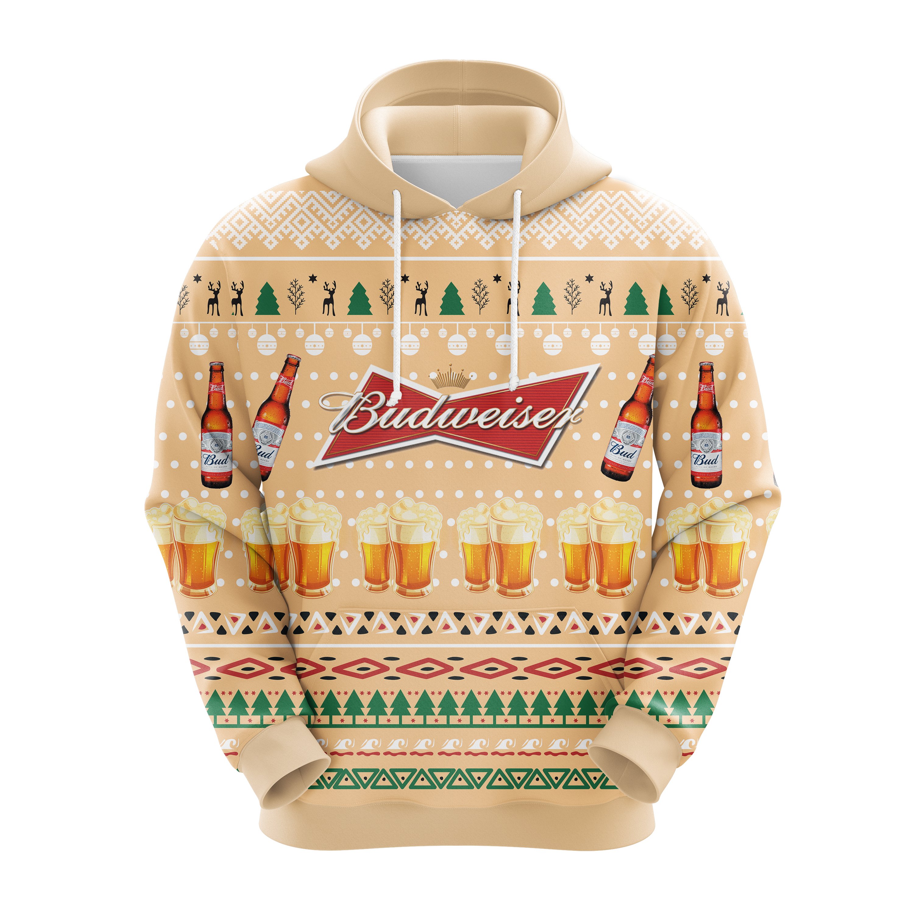 budweiser beer Christmas cute Noel Mc Ugly Hoodie – Amazing Gift idea – thanksgiving gift