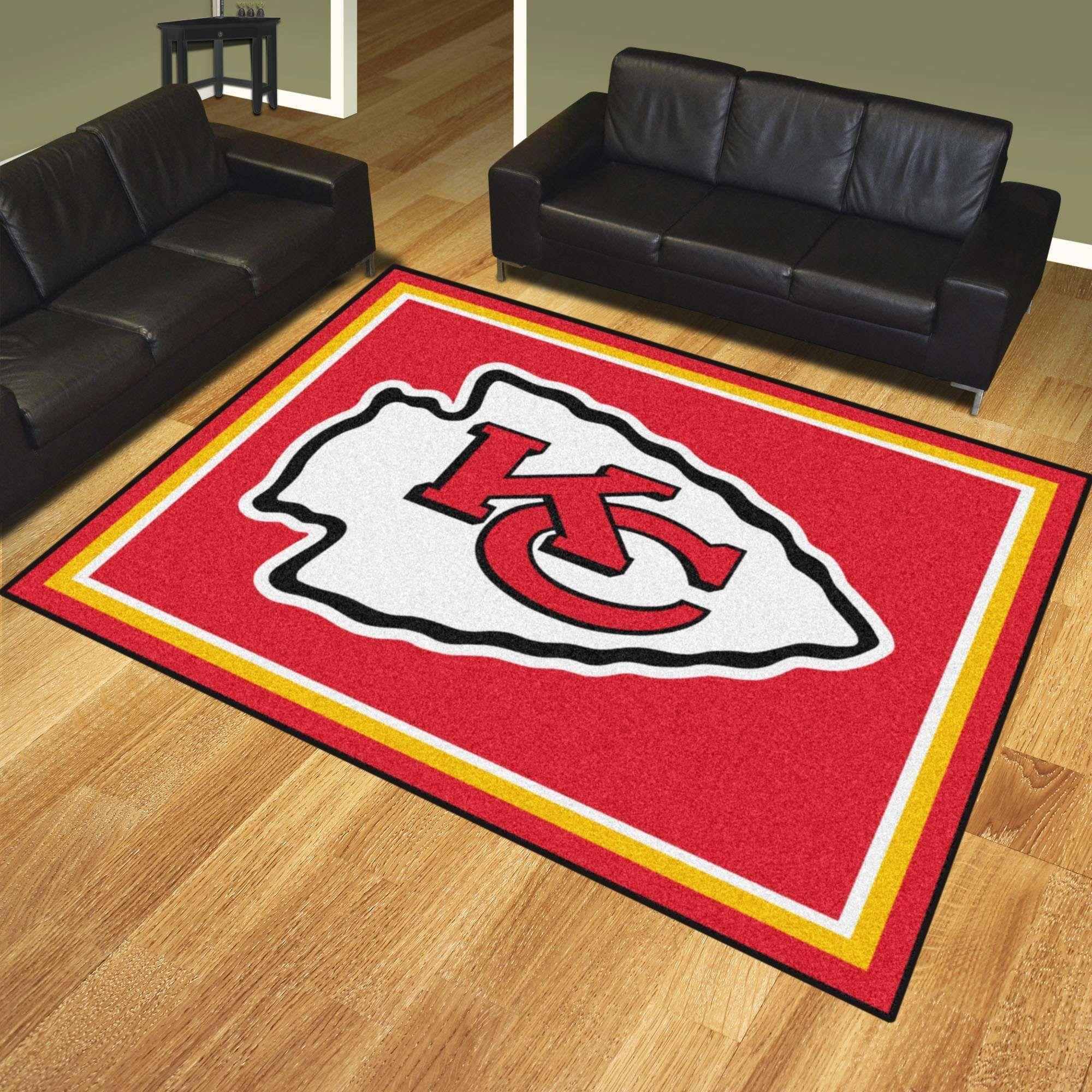 Kansas City Chiefs Area Rug Football Area Rug Floor D???cor