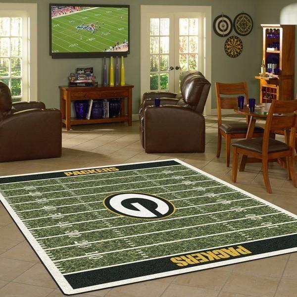 Green Bay Packers Area Rug Football Area Rug Floor D???cor