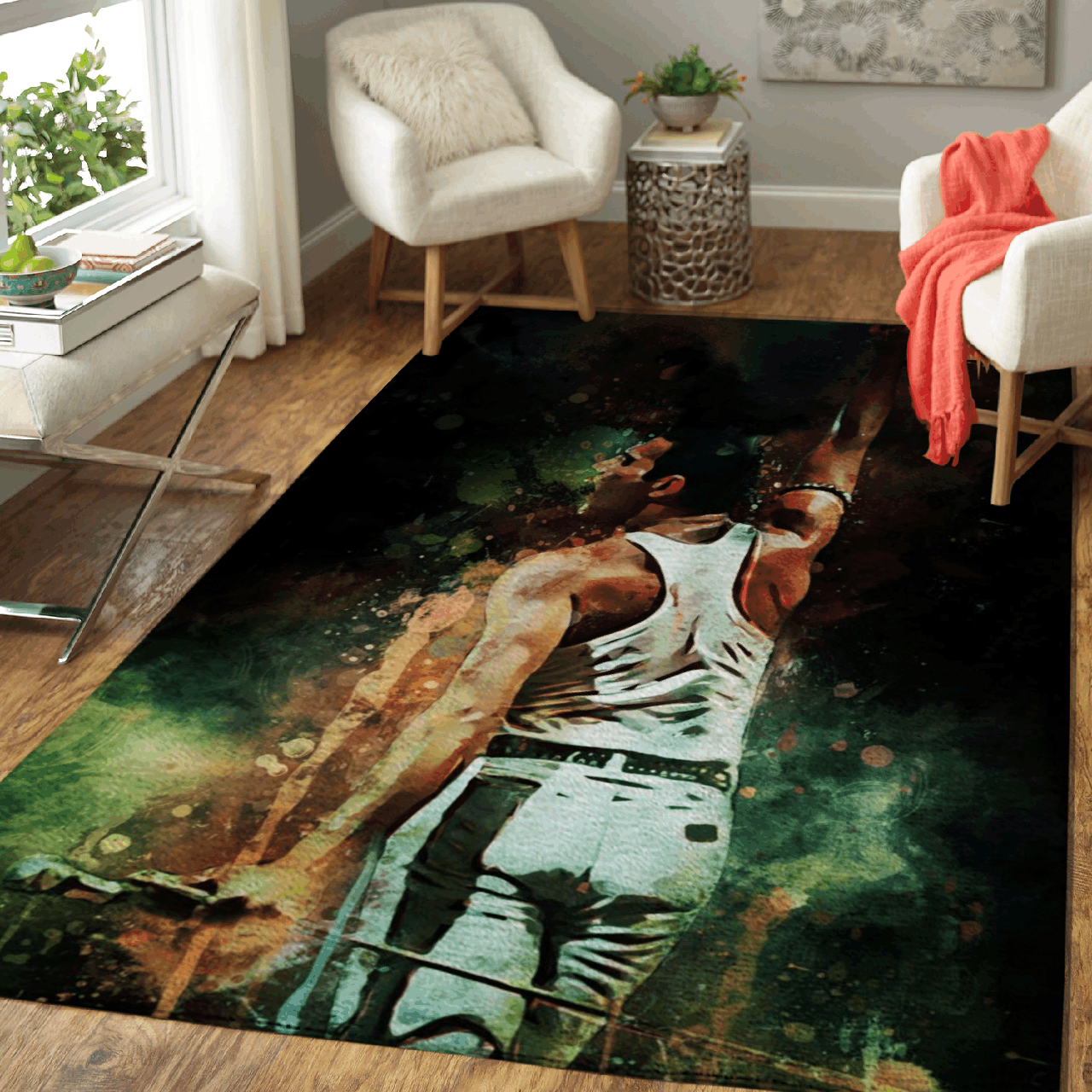 Freddie Mercury – Queen Band Music Area Rug