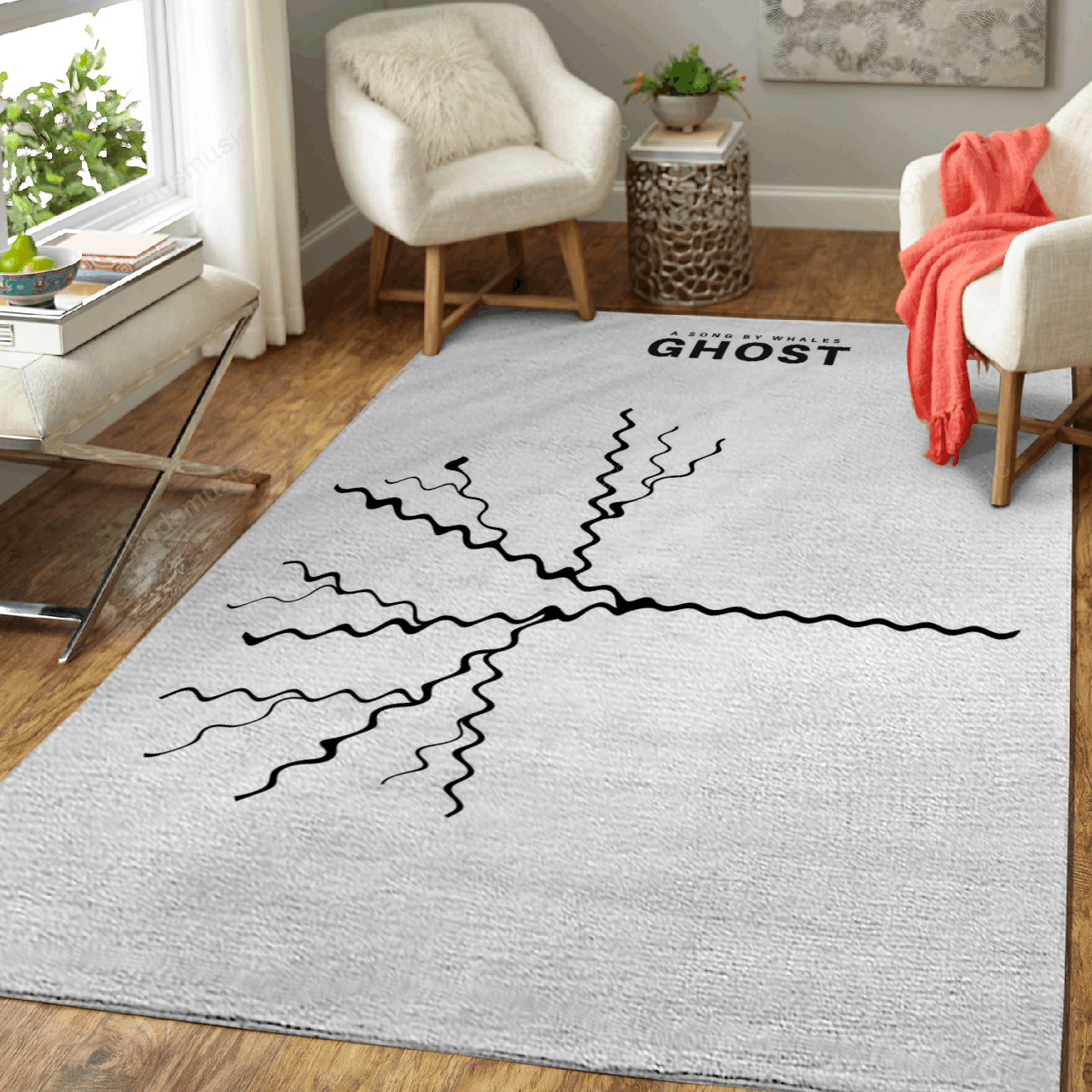 GHOST by whales – Music Art For Fans Area Rug Carpet