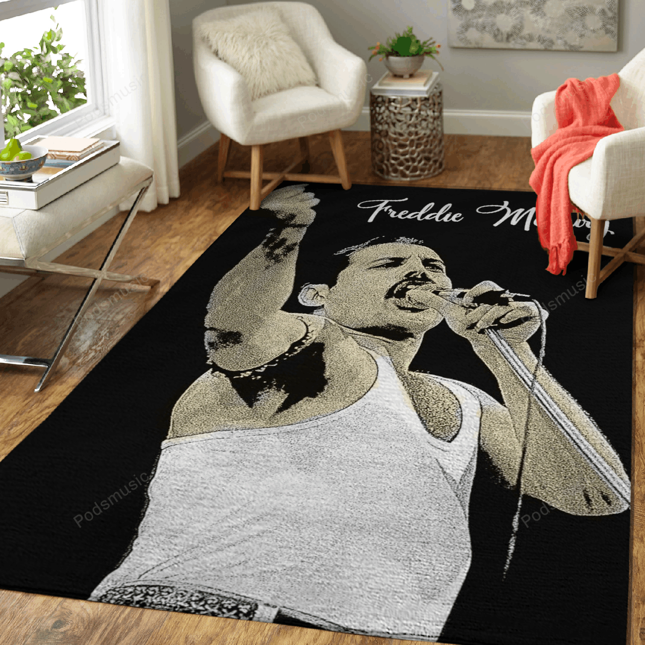 Freedie Mercury – Music Art For Fans Area Rug Carpet